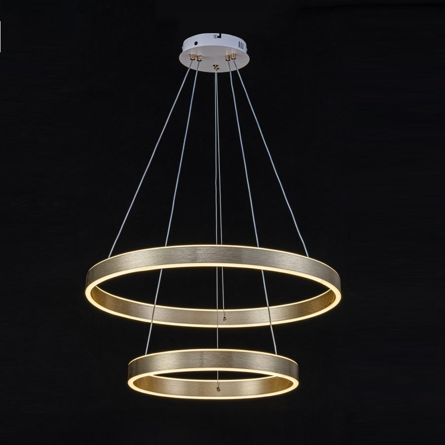 Lámpara Colgante LED Helix | Dorado CCT Atenuable - FL6034-2P