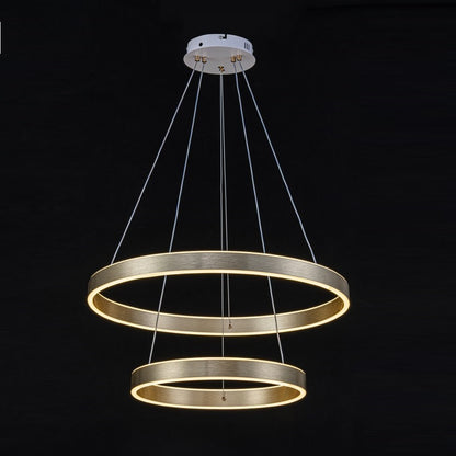 Lámpara Colgante LED Helix | Dorado CCT Atenuable - FL6034-2P