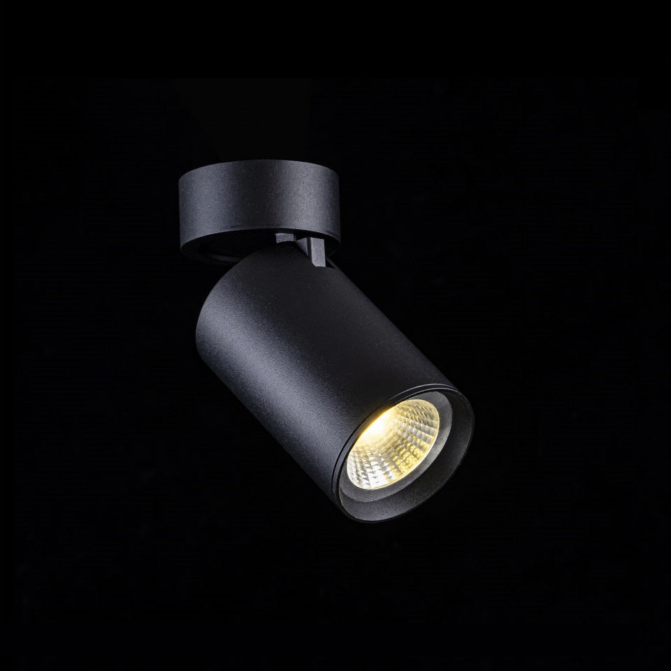 Foco Orientable con bombilla GU10 de color Negro