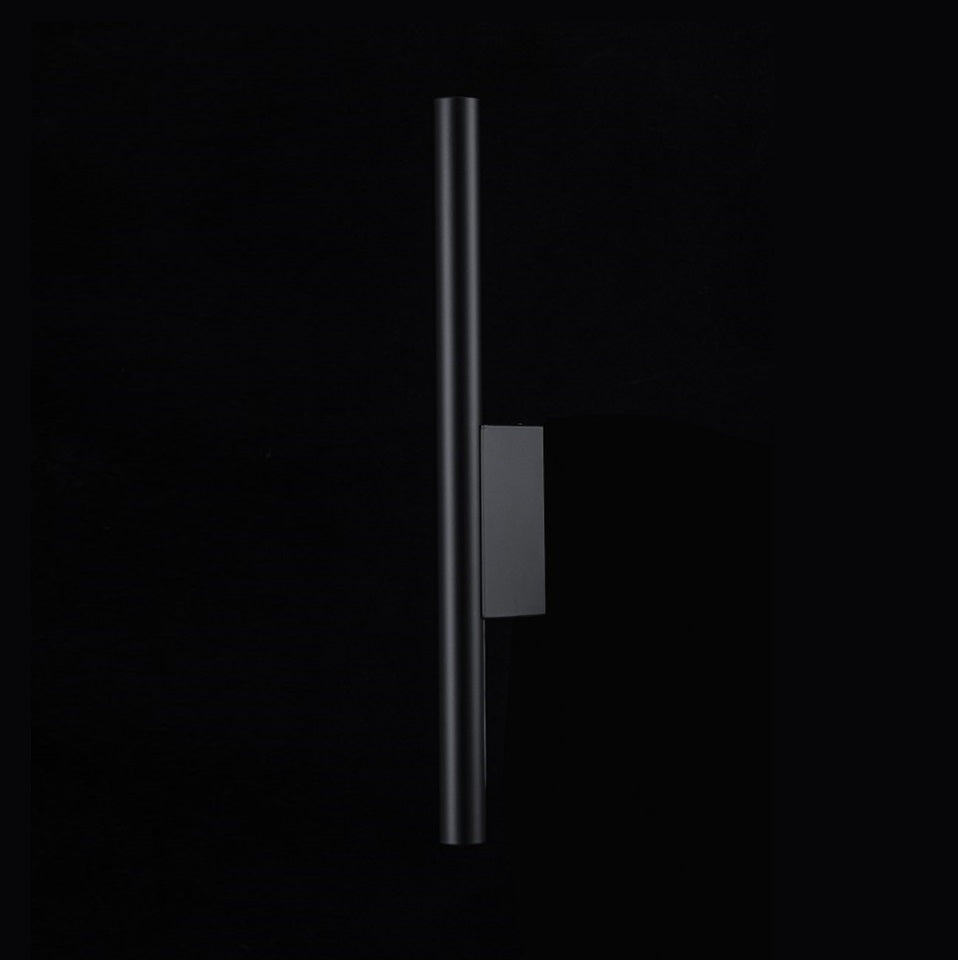 Aplique Pared G9 Doble Bombilla Negro Brillante