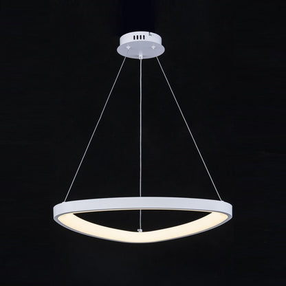 Lámpara Colgante LED Triangular | Negra/Blanca/Dorada CCT | FL6592-D51P