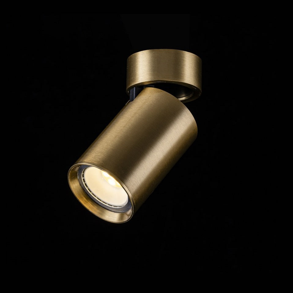 Foco Orientable con bombilla GU10 de color Níquel Satinado
