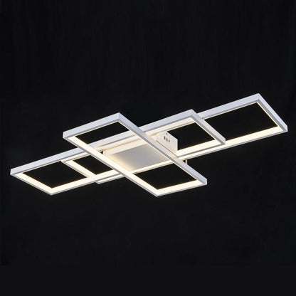 Lámpara LED Aros de Cuadrados CCT | FL6596-C