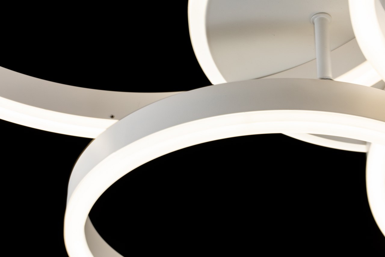 Lampara 4 Aros Led CCT Regulable Blanco