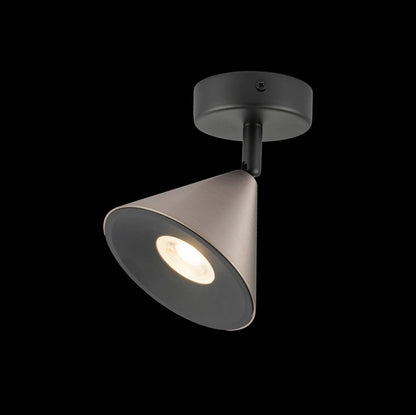 Foco Superficie GU10 Horn Gris