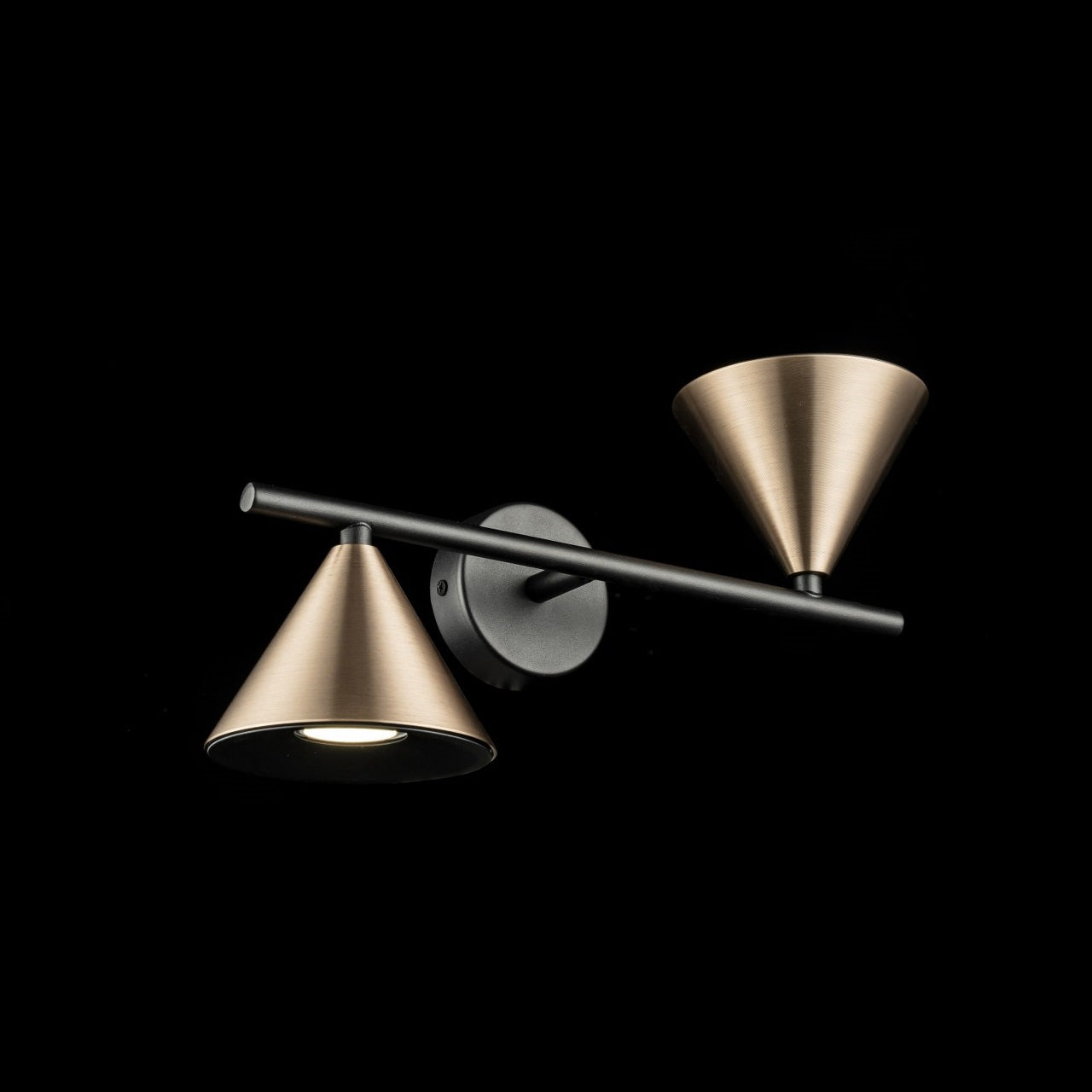 Aplique De Pared Con Dos Focos GU10 Bronce