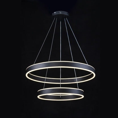 Lámpara Colgante LED Helix | Negro CCT Atenuable - FL6032-2P
