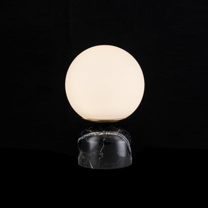 Lampara De Mesa de Marmol Moderna Negro