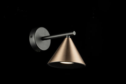 Aplique De Pared Moderno Con Bombilla GU10 Bronce