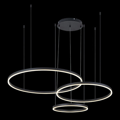 Lámpara Colgante LED Helix | Negro CCT Atenuable - FL6035-3P