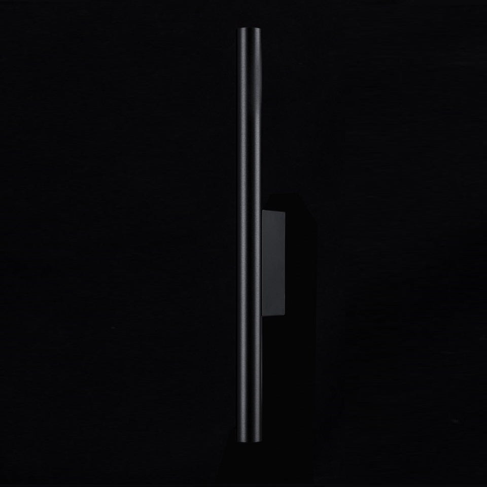 Aplique Pared G9 Doble Bombilla Negro