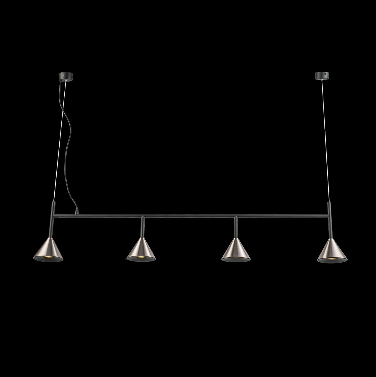 Lampara Colgante Con Tres Focos Gris