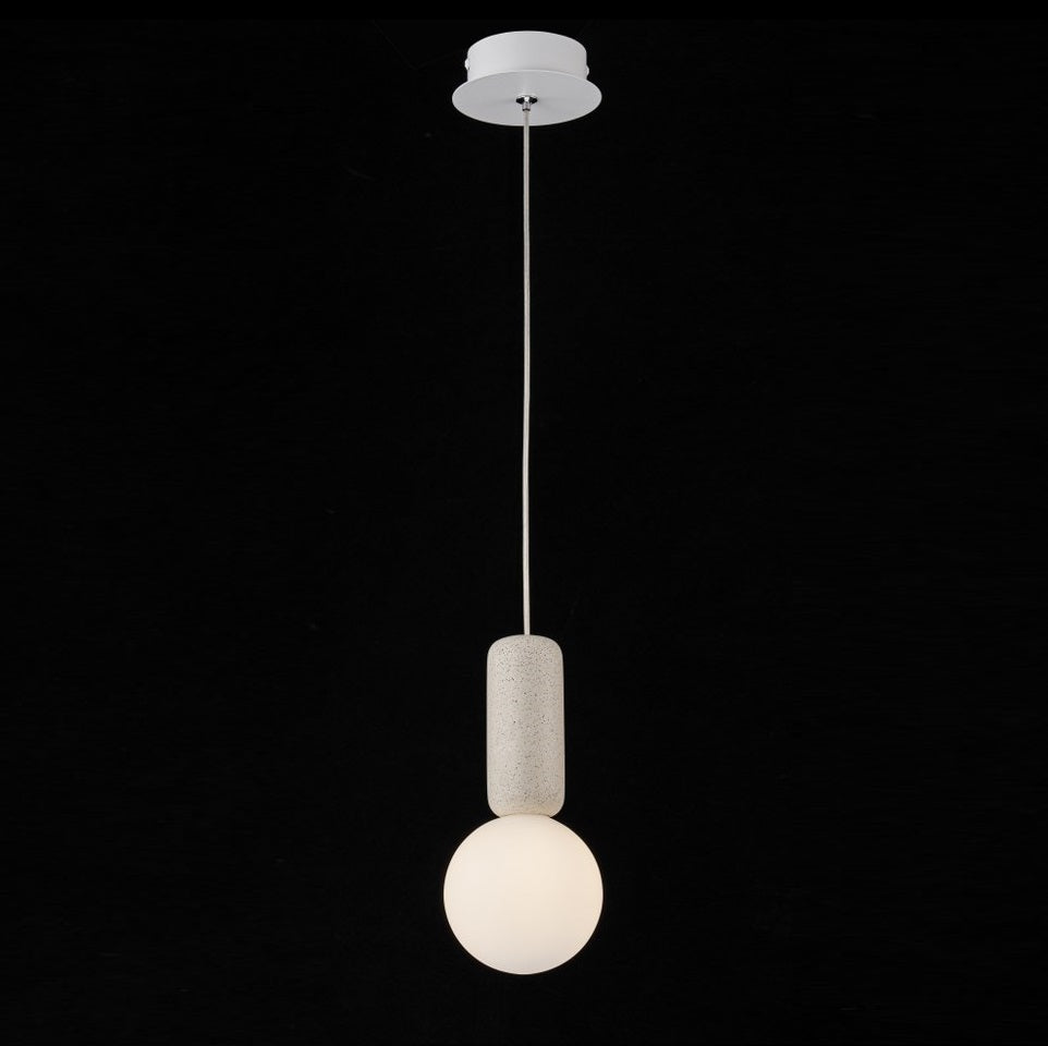 Lampara concrete Blanco