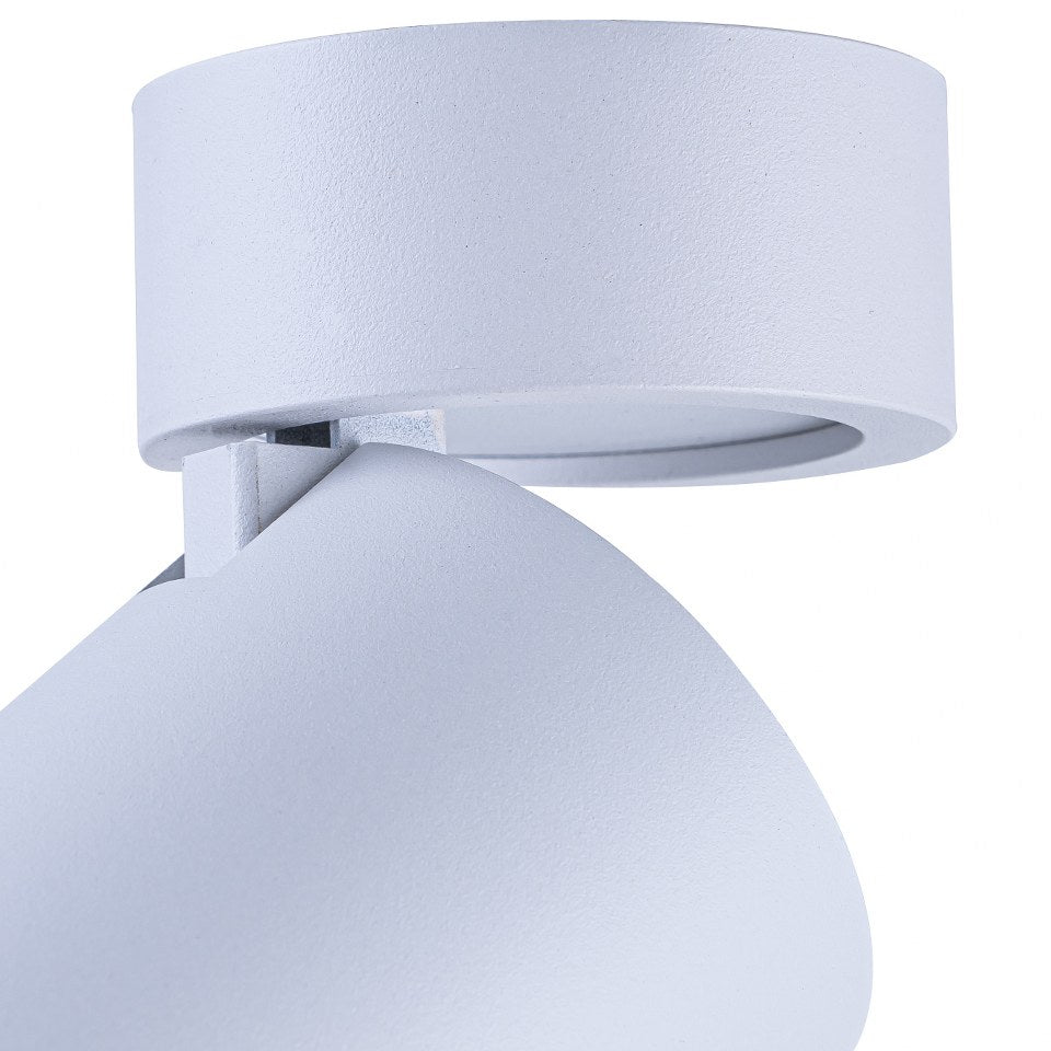 Foco Orientable con bombilla GU10 de color Blanco