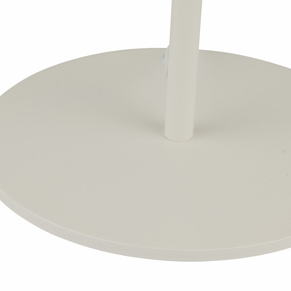 Lampara De Mesa Foco Moderno Blanco