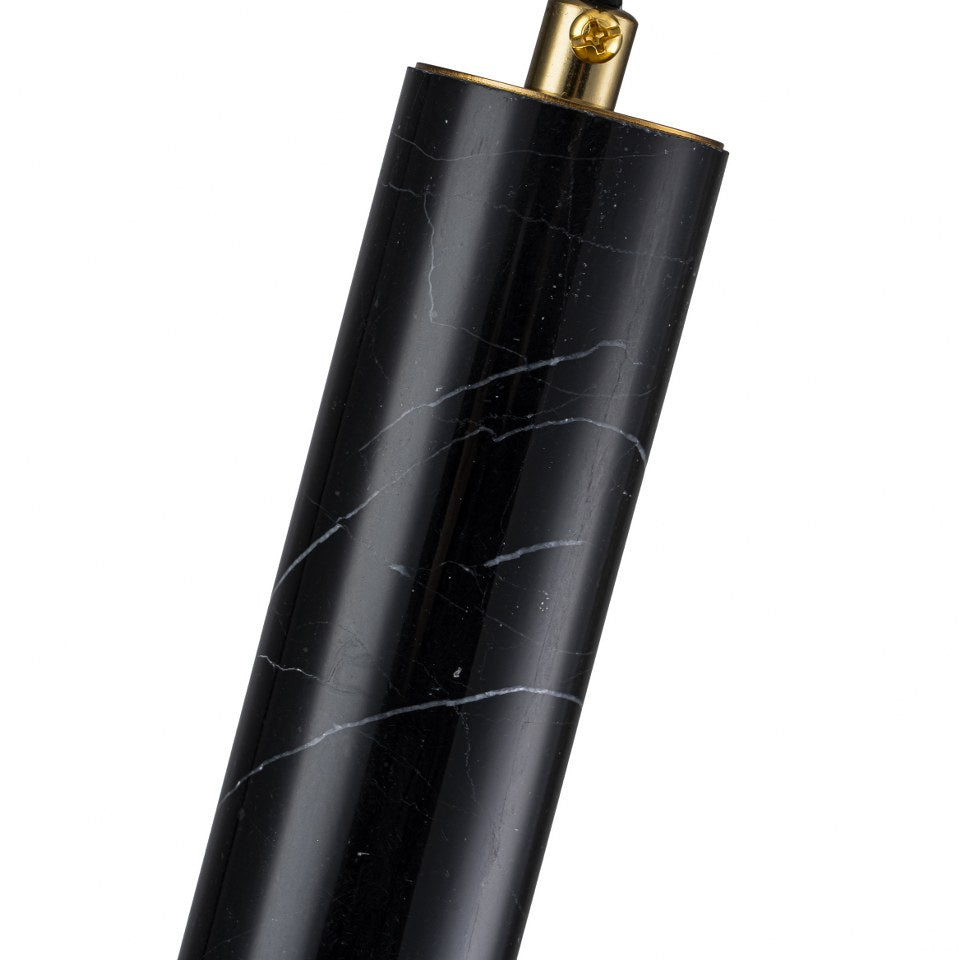 Lampara Colgante De Marmol Negro