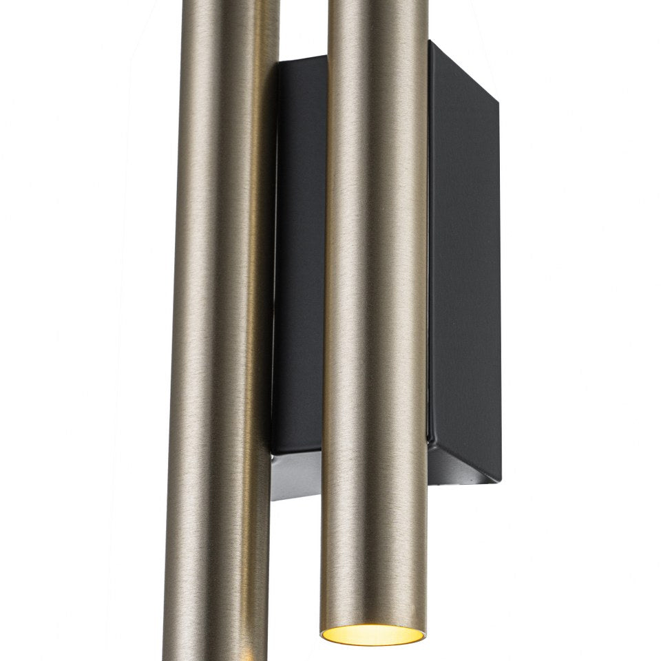 Aplique interior LED 4 bombillas G9 Dorado