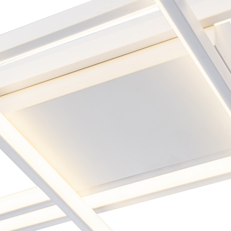 Lámpara LED Aros de Cuadrados CCT | FL6596-C