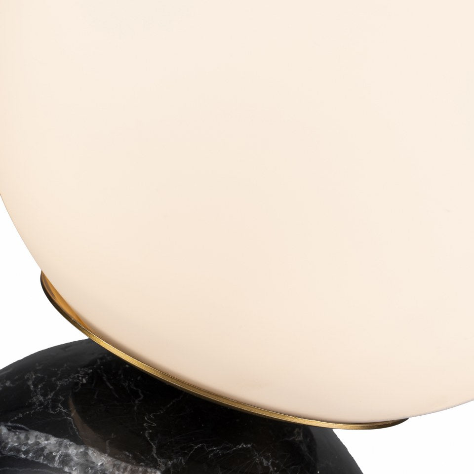 Lampara De Mesa de Marmol Moderna Negro