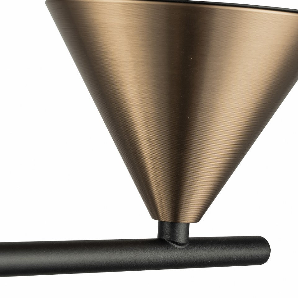 Aplique De Pared Con Dos Focos GU10 Bronce