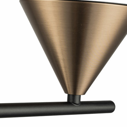 Aplique De Pared Con Dos Focos GU10 Bronce