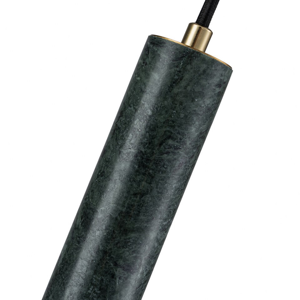 Lampara Colgante De Marmol Verde