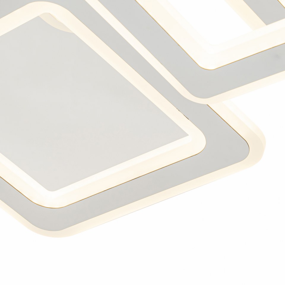 Lampara con 6 Cuadros Led Gris