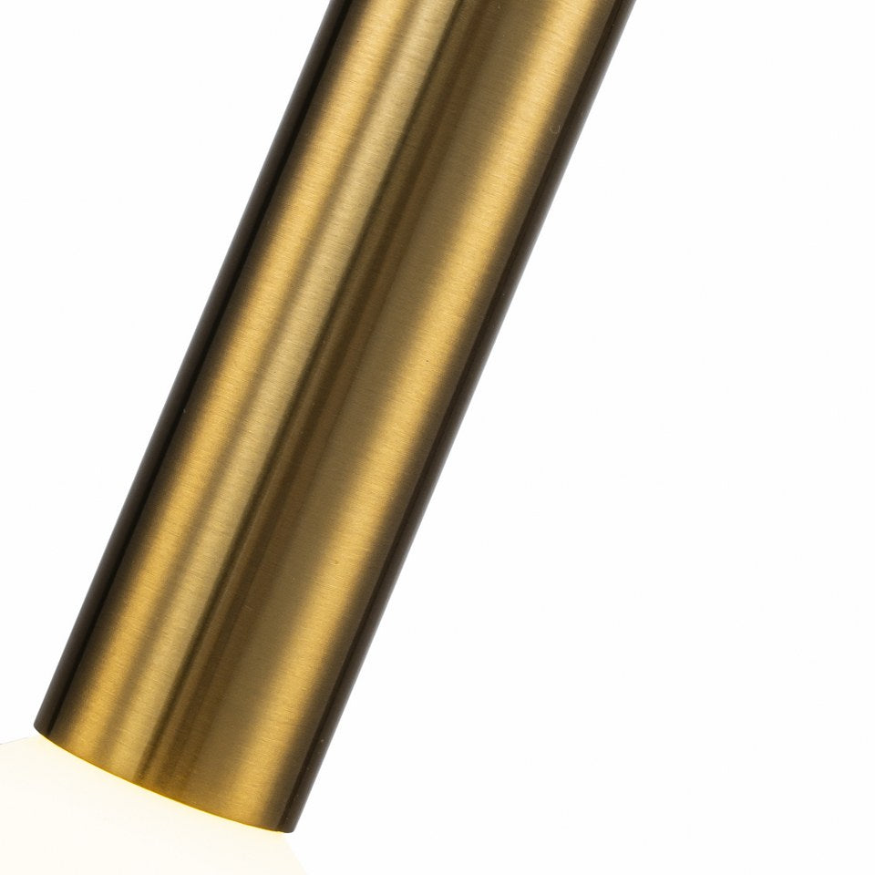 Lampara Colgante tipo foco E27 Dorado