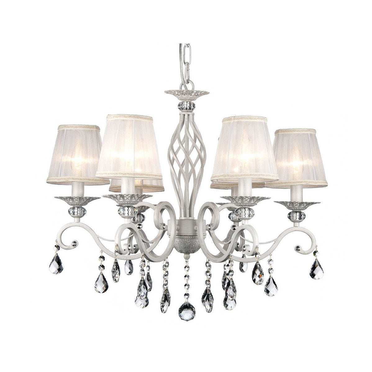 Lámpara de araña GRAZIA WHITE LP290-6