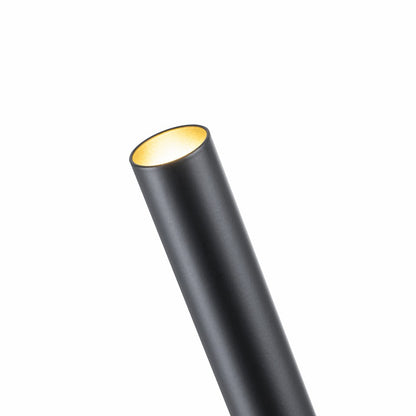 Aplique Pared G9 Doble Bombilla Negro Brillante