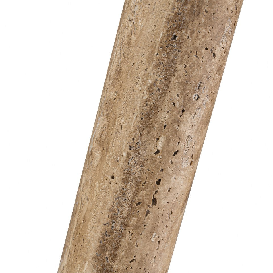 Lampara Colgante De Marmol Led Integrado Beige