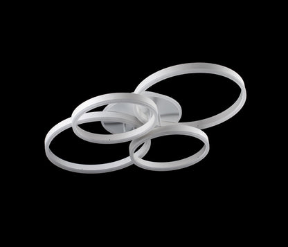 Lampara 4 Aros Led CCT Regulable Blanco