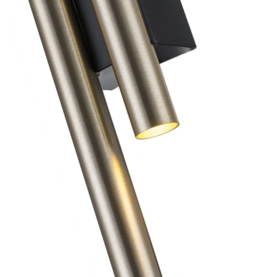 Aplique interior LED 4 bombillas G9 Dorado