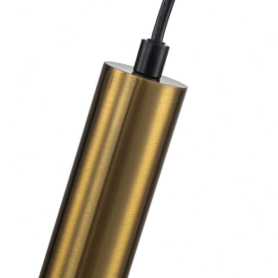 Lampara Colgante tipo foco E27 Dorado