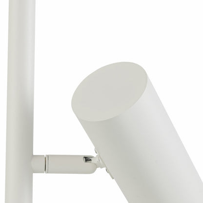 Lampara de Pie Moderna Focos Blanca