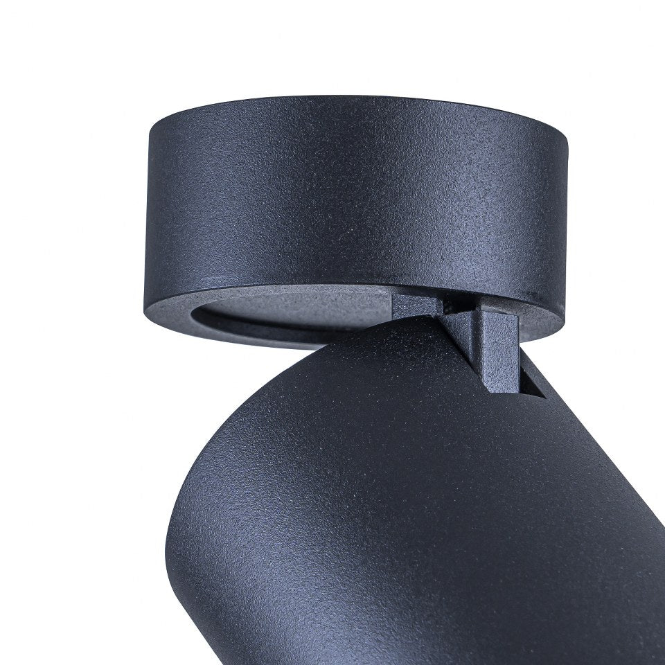 Foco Orientable con bombilla GU10 de color Negro