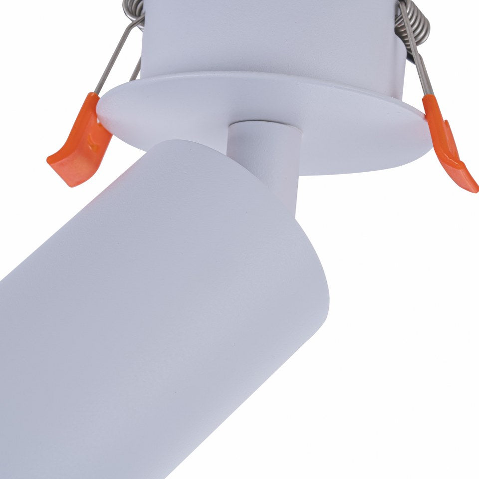 Foco orientable empotrado con LED de color Blanco