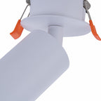 Foco orientable empotrado con LED de color Blanco