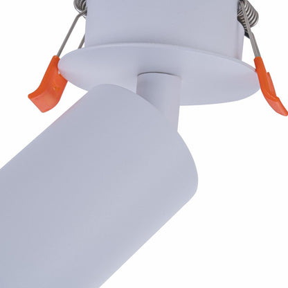 Foco orientable empotrado con LED de color Blanco