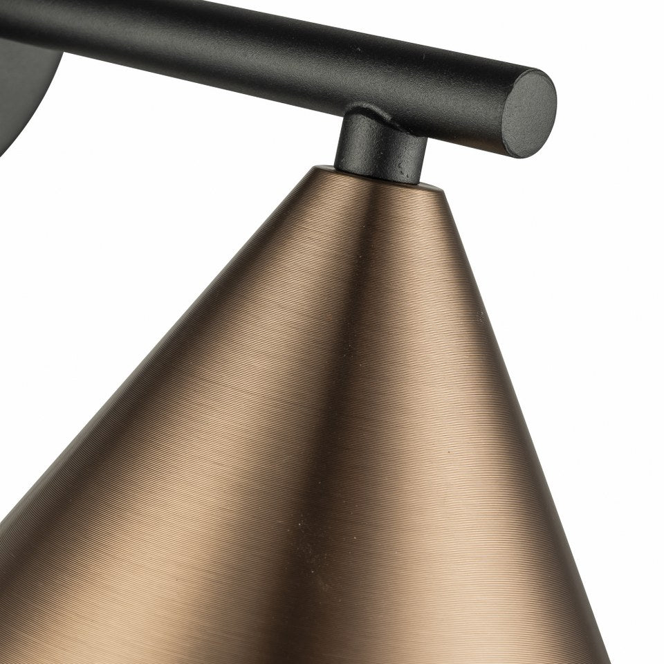 Aplique De Pared Moderno Con Bombilla GU10 Bronce