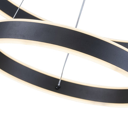 Lámpara Colgante LED Helix | Negro CCT Atenuable - FL6032-2P