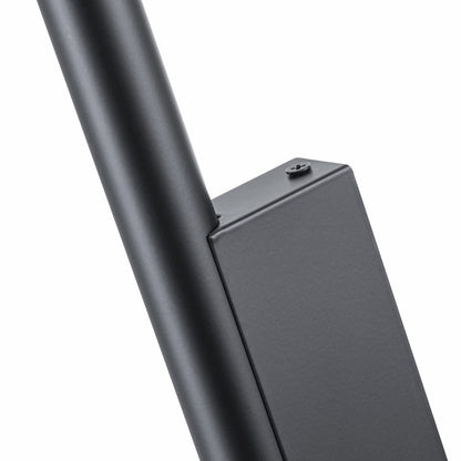 Aplique Pared G9 Doble Bombilla Negro Brillante