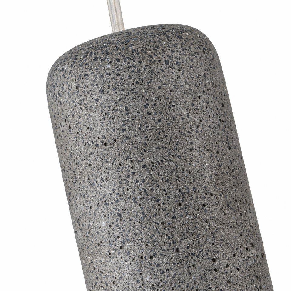 Lampara concrete Negro