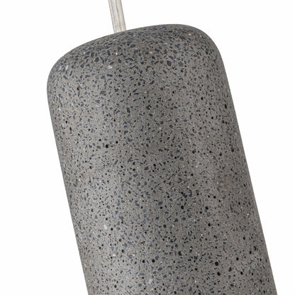 Lampara concrete Negro