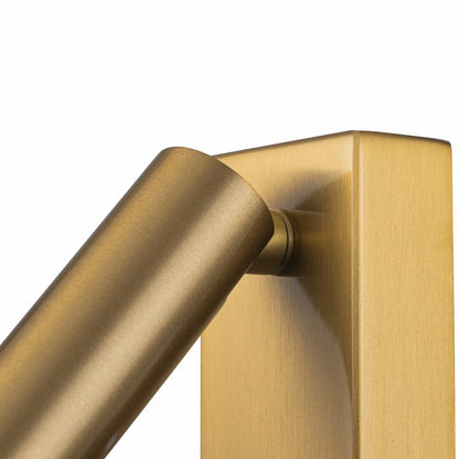 Aplique de lectura dorado