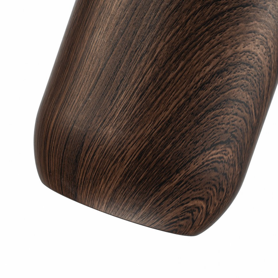 Lampara Colgante Simulación Madera Marrón