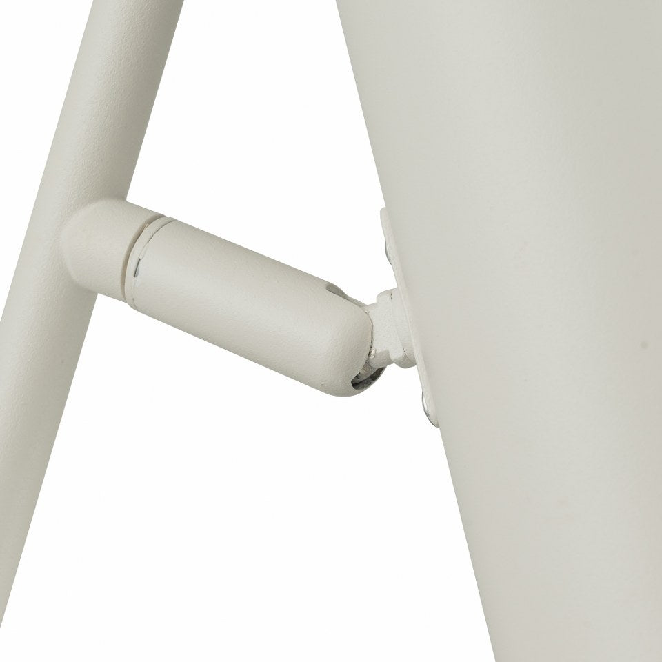 Lampara De Mesa Foco Moderno Blanco