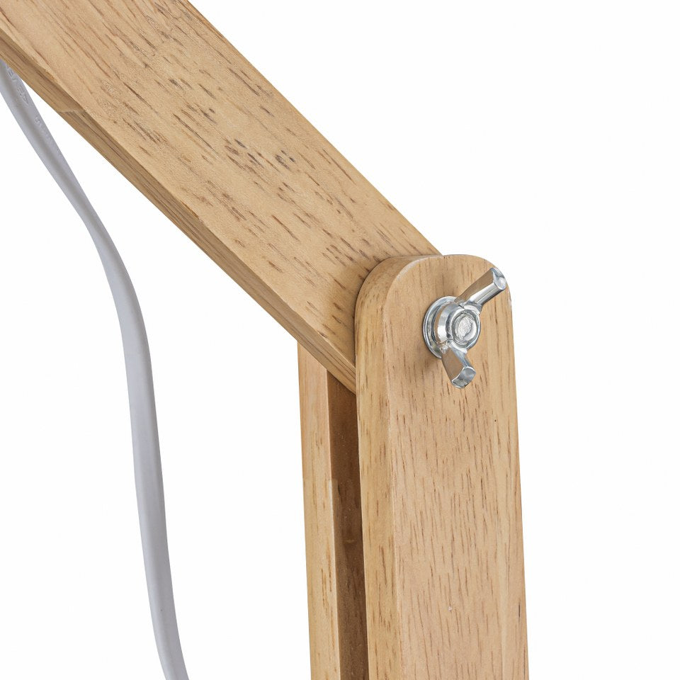 Lampara De Mesa Estilo Nordico E27 Blanco