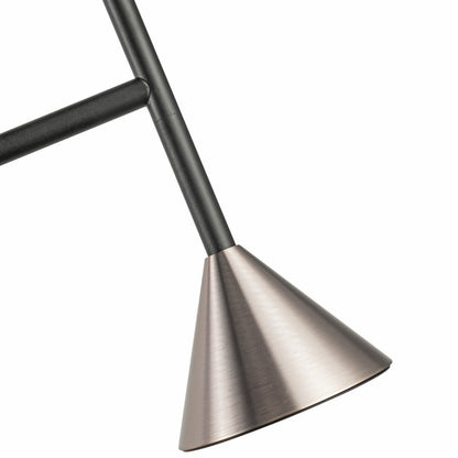 Lampara Colgante Con Tres Focos Gris