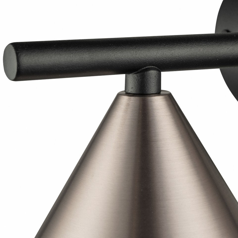 Aplique De Pared Con Dos Focos GU10 Gris 